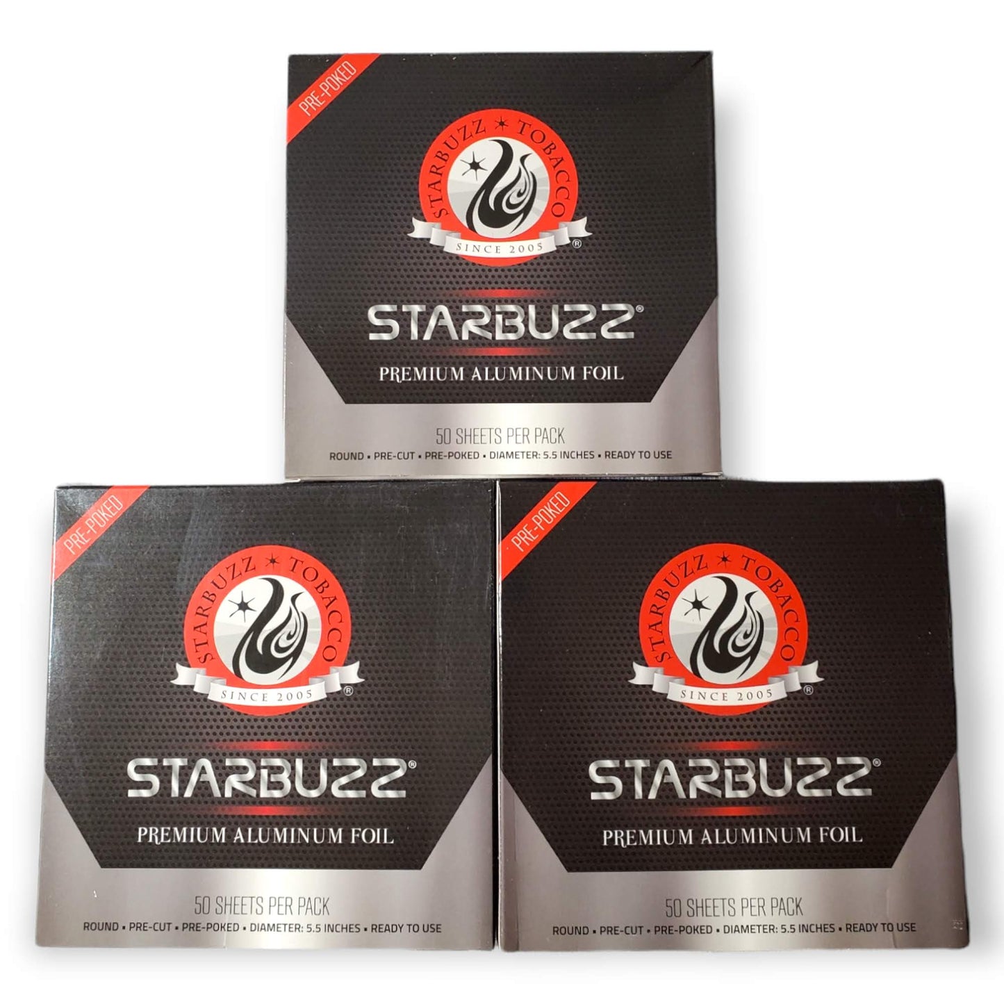 Starbuzz Pre Punched Hookah Foil 50 Sheets