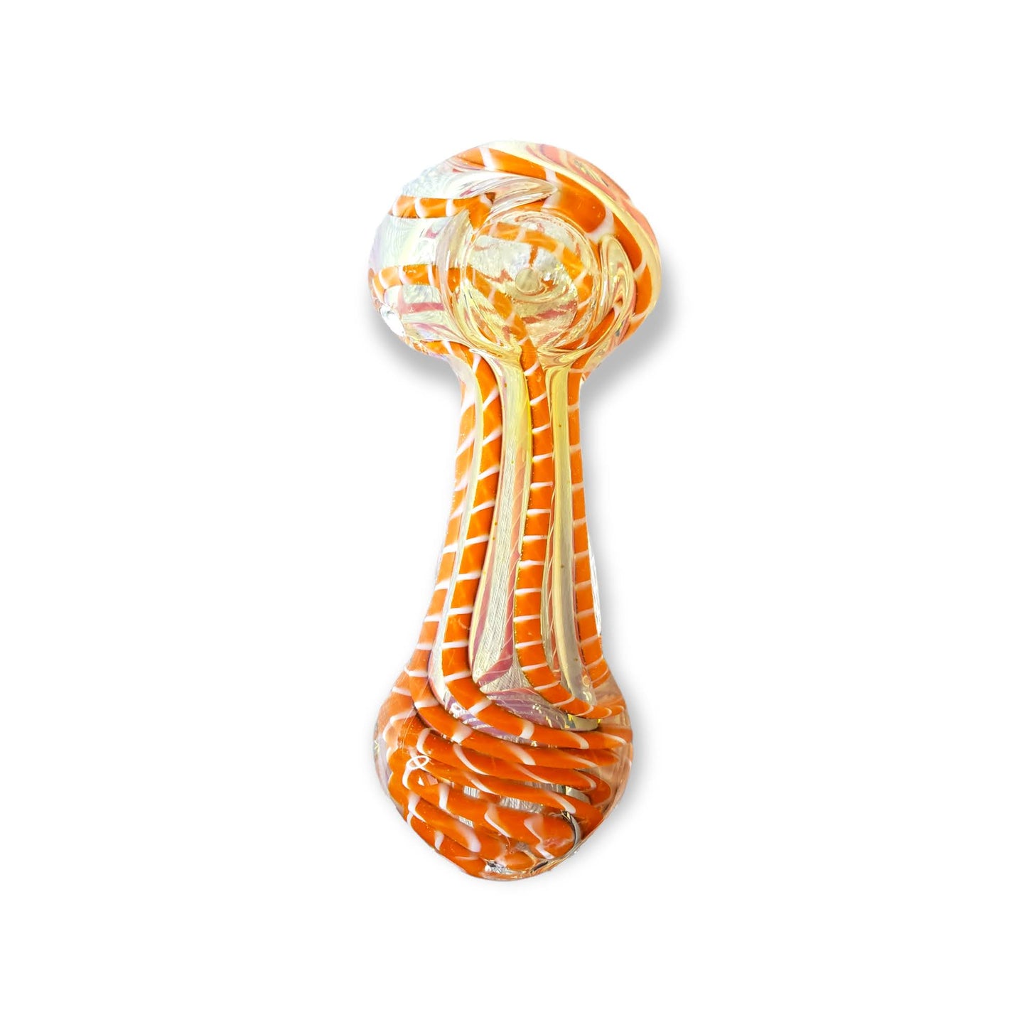 Candy Sky Swirled Glass Spoon Pipe 4.25" Color Vary