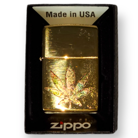 Zippo Pot Leaf Fusion Design