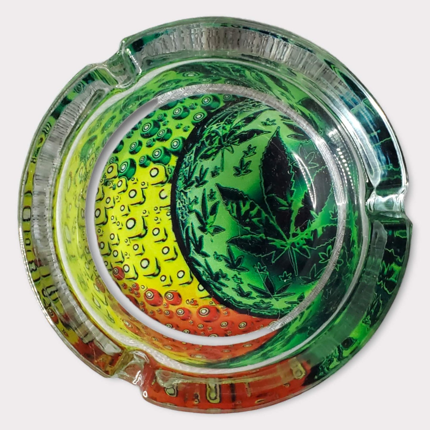 Glass Round Ashtrays 4"