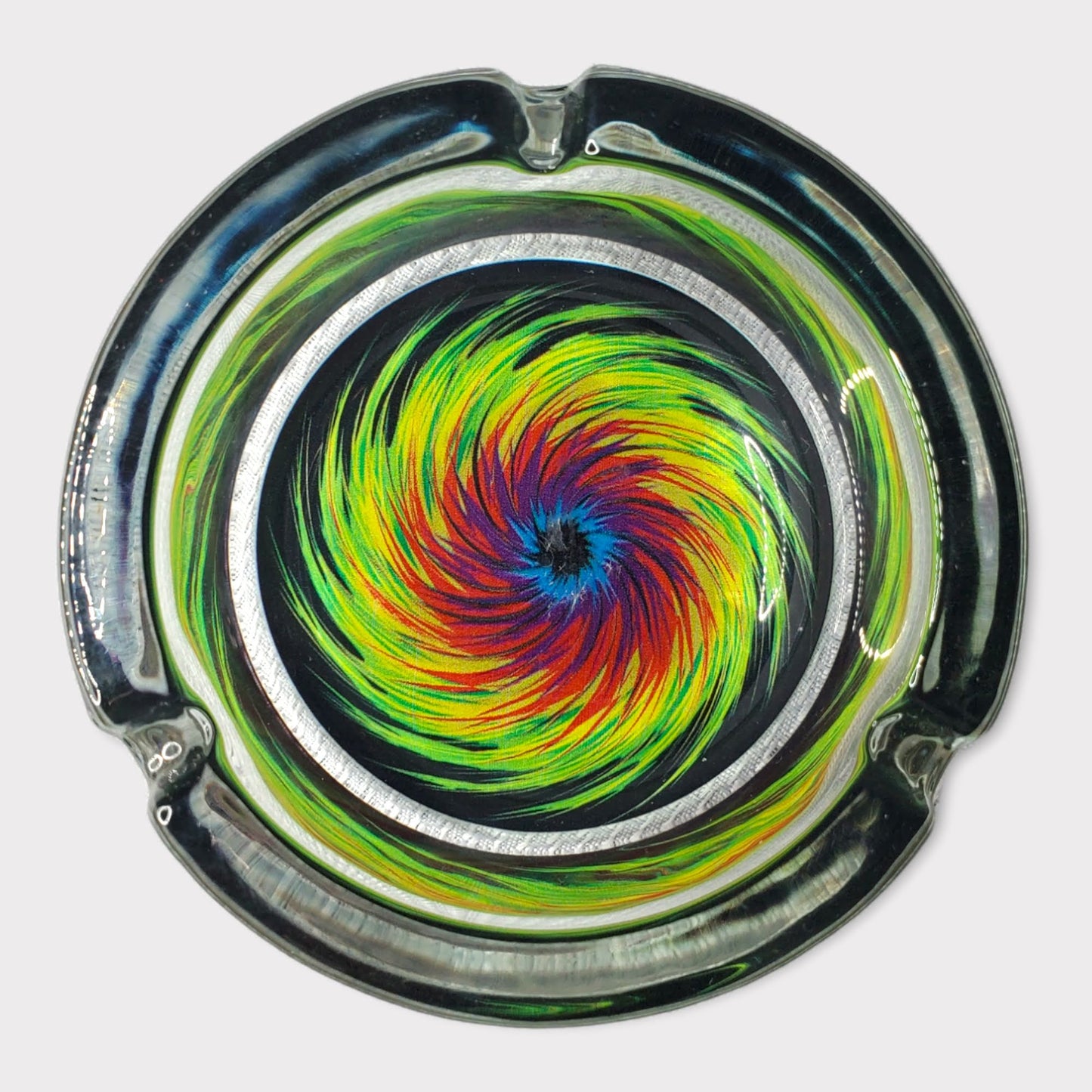 Glass Round Ashtrays 4"