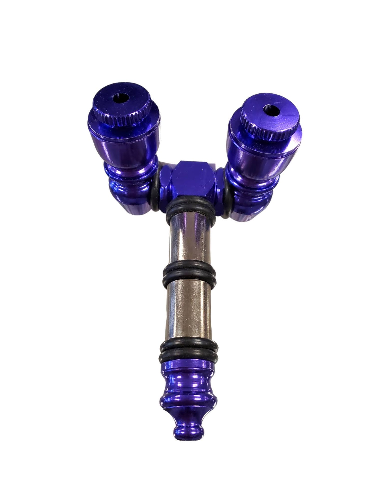 3.25" Double Aluminun Pipe w/ Lids Assorted Colors