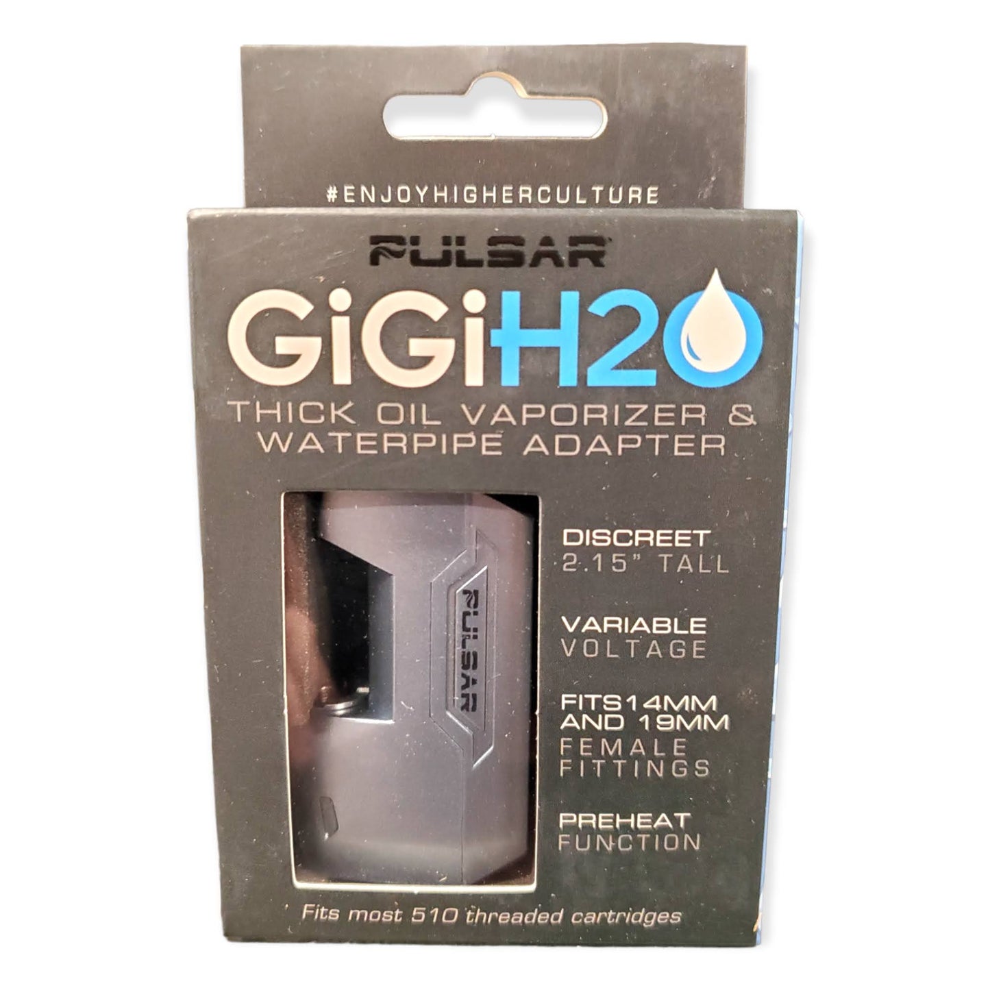 Pulsar GiGi H20 510 Battery w/Water Pipe Adapter-500 mAh