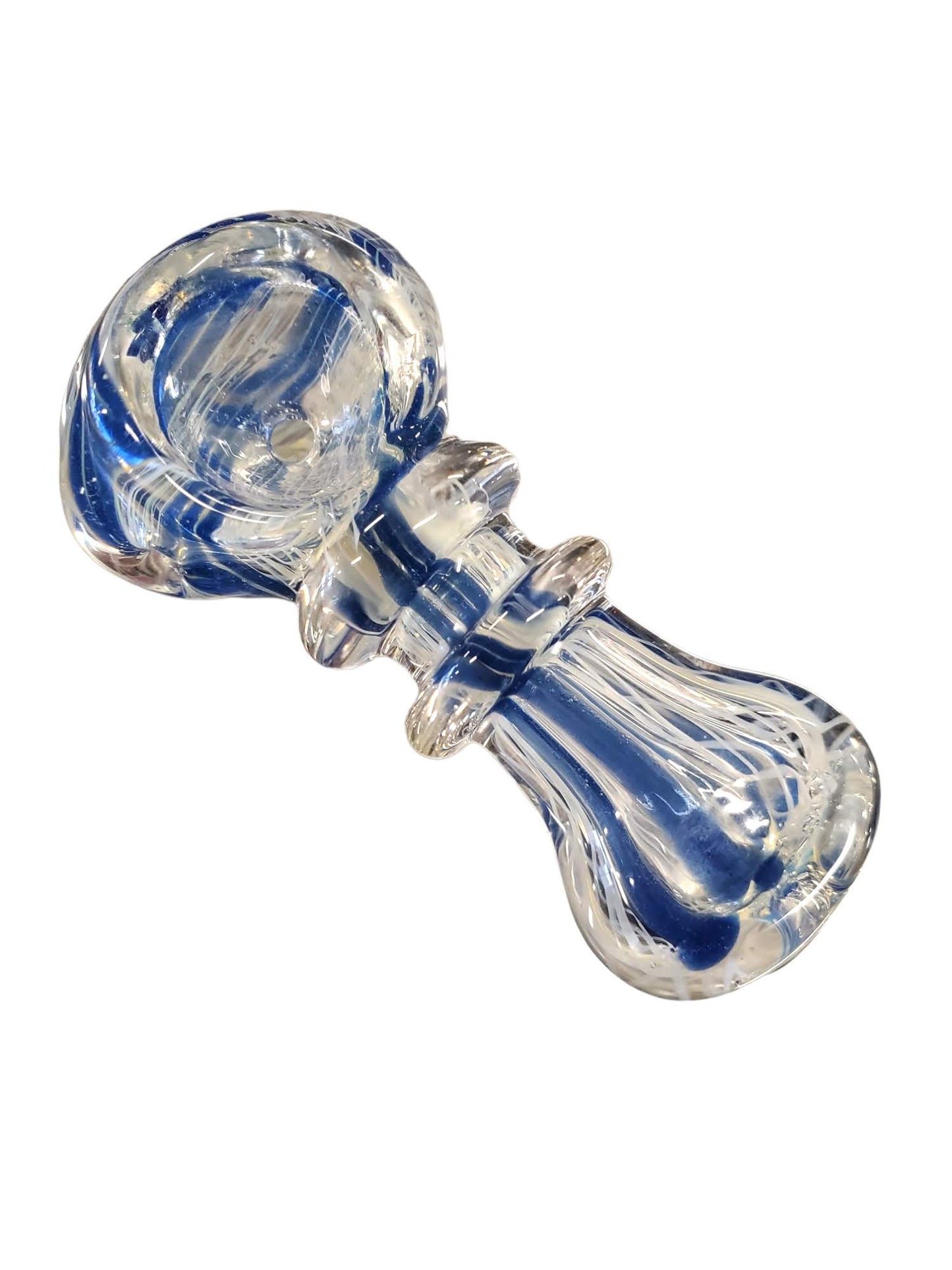 2.5 Double Rim Twisted Designs Spoon Hand Pipe