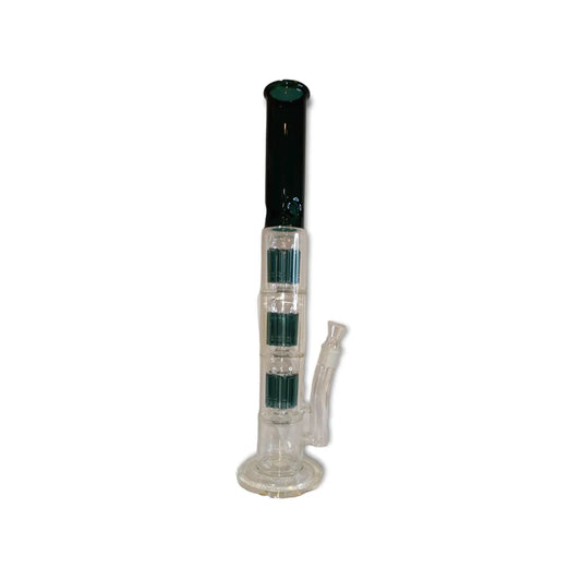 Large Glass Water Pipe 19"